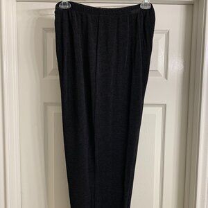 Positive Attitude Brand Women's Black Stretchy Dress Pants, Size 24WP